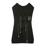 Inditradition Vinyl Double Sided Little Black Dress Jewellery Organizer
