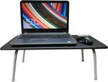 M C S Csm Laptop Table, Portable Laptop Desk, Folding Bed Table - Black