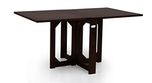 Angel Furniture Sheesham Wood Folding Dining Table Plain Top - Walnut