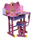 Ratna International Kids Table And Chair Set (Pink)