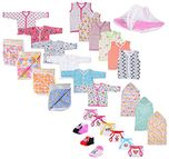 FARETO First Step New Born Baby Gift Set Combo Pack Of 7 Items For Newborn (0-6Month)