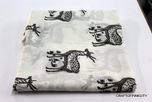 cotton fabric 2.5 yard hand block printed little animel print