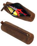 Leaderachi-100% Genuine Hunter Leather Utility Pouch/Case [Napa] Summer Sale Special