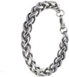 Men Style Stainless Steel Silver Bracelet