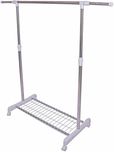 Brecken Paul Single Pole Telescopic Stainless Steel Floor Cloth Dryer Stand(Steel)