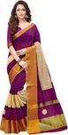 BAPS Self Design, Embroidered Bollywood Silk Cotton Blend Saree(Multicolor)