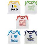 Orange and Orchid Unisex Plain Regular Fit T-Shirt (553_White_3-4 Years)