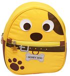 HOOM Polyester Nylon Yellow School Bag