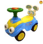 BayBee MantizMoo Push Car (Blue)