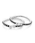 Eloish Sterling-Silver Nazariya Bangle Set For Boy And Girl Baby