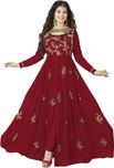 Fashionuma Embroidered Kurta & Churidar(Stitched)
