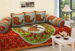 RajasthaniKart Cotton Abstract Diwan Set