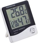 JM Digital White Clock