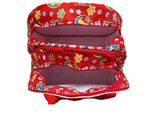 Glitter Collection Side Folding Bag, Red