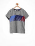 PUMA Boys Grey Printed BMW Motorsport T-shirt