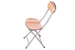 Home Portable Seating Multipurpose Wooden Folding Chair (Brown)