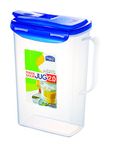 Lock&Lock Aqua Fridge Door Water Jug with Flip Top Lid, 2 Litres