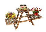 Batra Living room Side Stand/ Wooden Stool / Flower Pot Stand