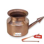 Prisha India Copper Neti Pot for Sinus Irrigation
