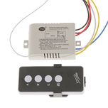 Segolike Three Way Light Lamp Digital Wireless Remote Control Switch Module Kits, RECEIVER+EMITTER