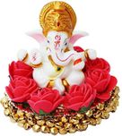 Craft Junction Blessing Lord Ganesha On Bangles Decorative Showpiece  -  9 cm(Steel, Multicolor)