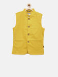 U.S. Polo Assn. Kids Boys Yellow Nehru Jacket