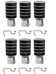 Smart Shophar Demo SET OF 6 Black CURTAIN BRACKET FOR DOOR&WINDOW