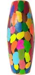 evonica Terracotta Vase(10 inch, Multicolor)