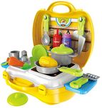 Smartcraft Ultimate Kid Chef Bring Along Kitchen Cooking Suitcase Set (26 Pieces)