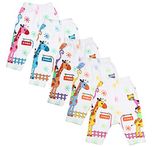 Littly Unisex Cotton Pyjama Bottom (Pack of 5)(10224_White_2-3 years)
