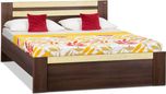Debono Woody AD NB Bed Engineered Wood Queen Bed(Finish Color -  Acacia Dark & Maple matt Finish)