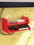 Home Sparkle Carved Set Top Box Holder Wooden Wall Shelf(Number of Shelves - 1, Red)