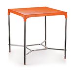 Cello Croma Deluxe Four Seater Dining Table (Fluorescent Orange)