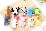 Anukriti Creations Set of 10 Animal Finger Puppet