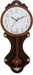 Smile2u Retailers Analog Wall Clock(Brown, With Glass)