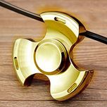 Babytintin Metal Fidget Spinner Toy,Relieves Boredom, Guarantee 2 min + Spin Time!(Multi Color)