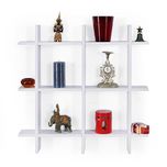 Forzza Linda Wall Shelf (Matt Finish, White)
