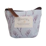 Imported Womens Canvas Purse Zip Wallet Coin Key Holder Case Bag Handbag Light Blue