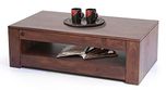 Altavista Joe Solid Wood Coffee Table (Teak Finish, Brown)