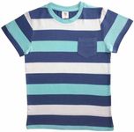 Luke and Lilly Boys Striped Cotton T Shirt(Multicolor, Pack of 1)