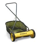 Sharpex Classic Push Manual Lawn Mower with Grass Catcher (Multicolour)