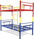 FurnitureKraft Barcelona Metal Bunk Bed(Finish Color - Multicolor)