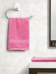 ELLE DECOR Set of 2 Pink Cotton 500 GSM Hand Towels