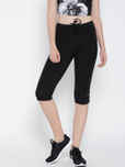Jockey Black Active Capris 1390-0105-BL-PG