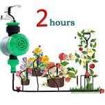 Rrimin Waterproof Home Automatic Water Timer Garden Irrigation Controller Watering