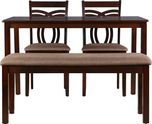 HomeTown Stella Solid Wood 4 Seater Dining Set