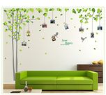 Oren Empower (Double Sheet) Decorative Tree with photo frames Extra Large Wall sticker ,2pc/set, (275(w) x 210(h) cm)