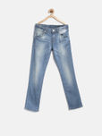 United Colors of Benetton Boys Blue Washed Skinny Fit Jeans