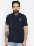 Flying Machine Navy Polo T-shirt