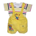 Littly Baby Dungaree Set (Yellow)